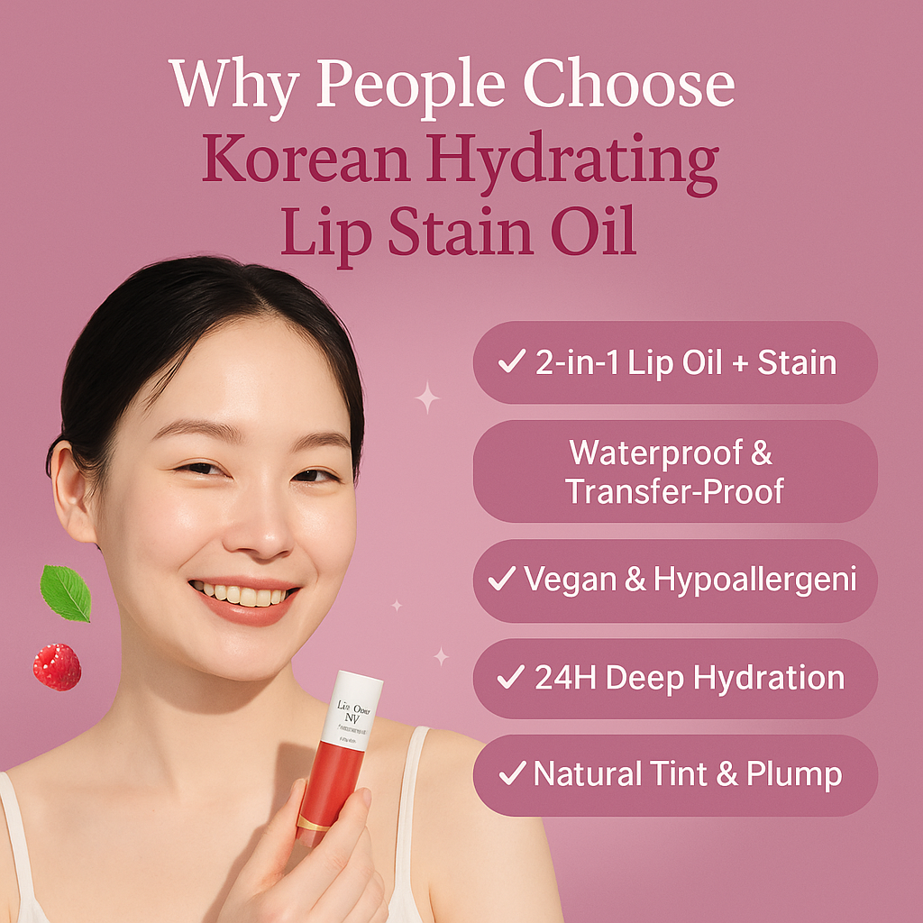 Korean Hydrating Lip Stain Oil