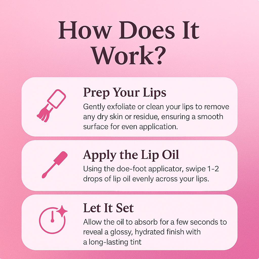 Korean Hydrating Lip Stain Oil